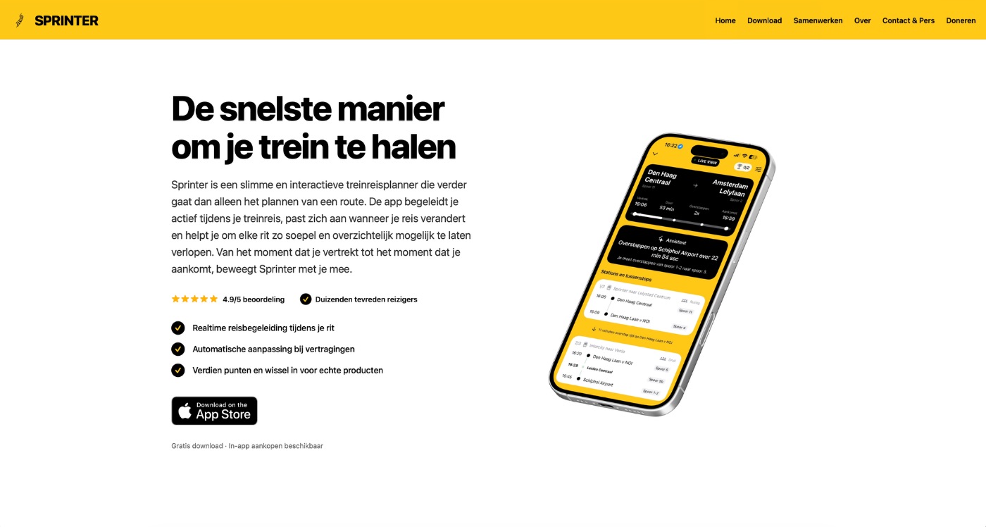 Sprinter app