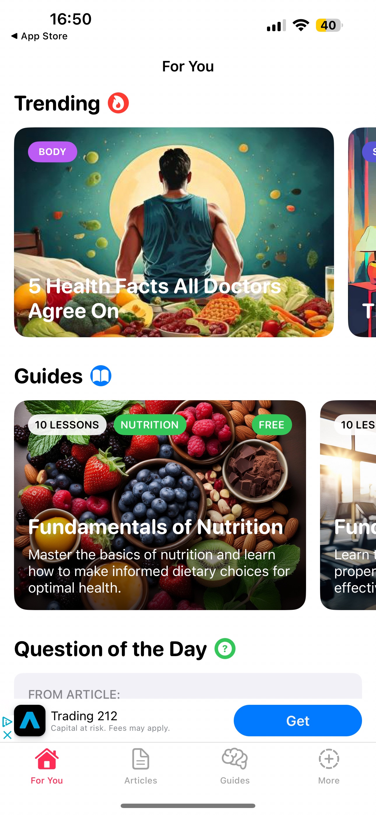 WhatTheHealth app